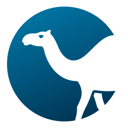 Perl logo - black and white drawing of a camel.